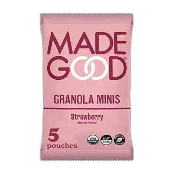MadeGood Organic & Assorted Granola Snacks granola minis strawberry