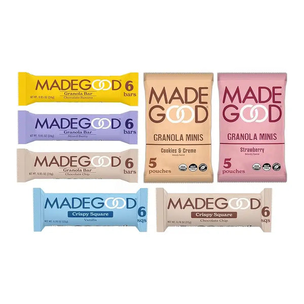 MadeGood Organic & Assorted Granola Snacks 