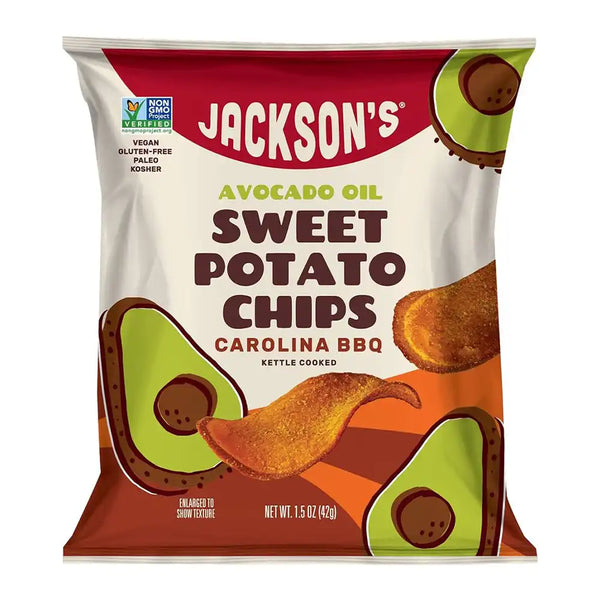 Jackson's Sweet Potato carolina bbq Kettle Chips