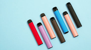 Vape image on blue background