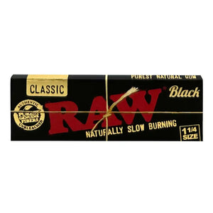 RAW Paper Black Edition (Classic 1¼ Size)