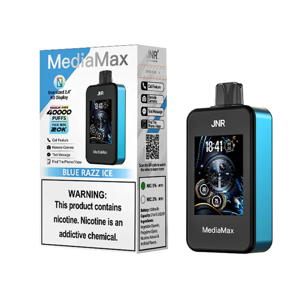 JNR "Media Max" blue razz ice