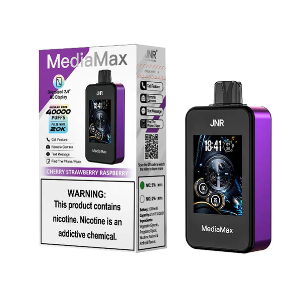 JNR "Media Max" 5% Nicotine | 40,000 Puffs