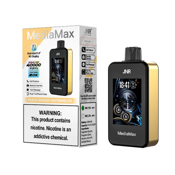 JNR "Media Max" 5% Nicotine | 40,000 Puffs