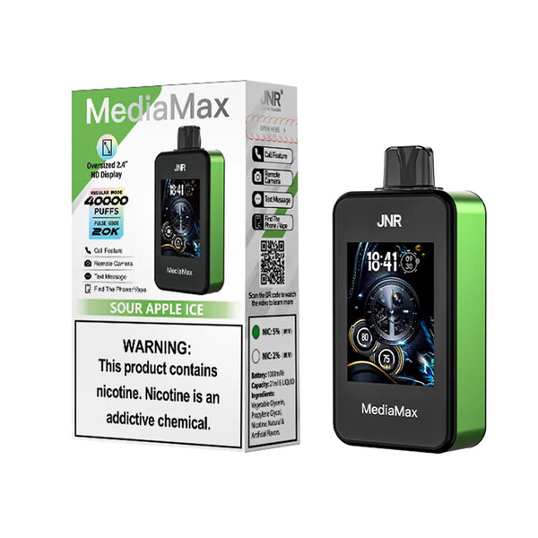 JNR "Media Max" sour apple ice