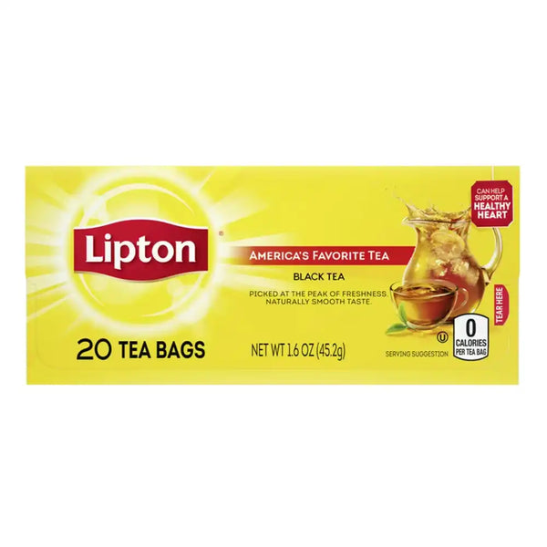 Lipton Black Tea (20-Pack) Grocery Delivery in Los Angeles