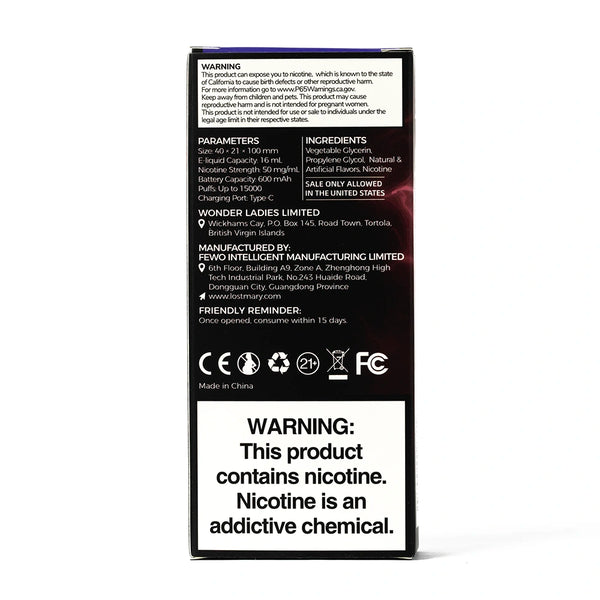 Lost Mary MT15000 Turbo 5% Nicotine