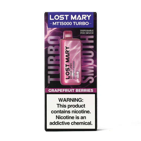 Lost Mary MT15000 Turbo 5% Nicotine grapefruit berries