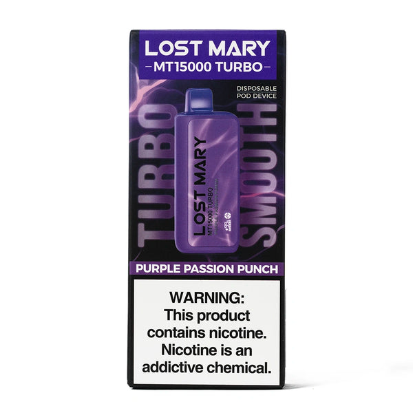 Lost Mary MT15000 Turbo 5% Nicotine purple passion punch