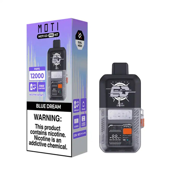 MOTI Go Pro Kit Disposable Device blue dream