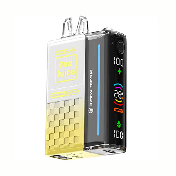 Pod Juice x OXBAR Magic Maze 2.0 | 30,000 Puffs white gummy ice