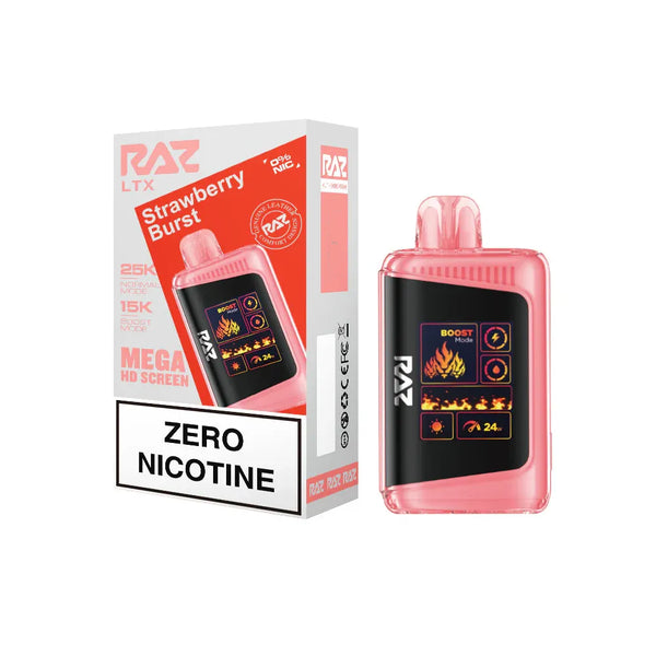 RAX LTX 25K Puffs | ZERO Nicotine strawberry burst
