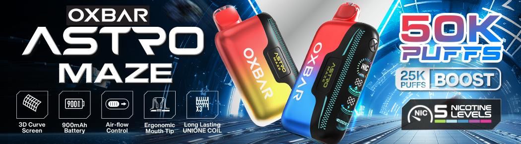 Oxbar Astro Maze 50K Puffs | Nic Control