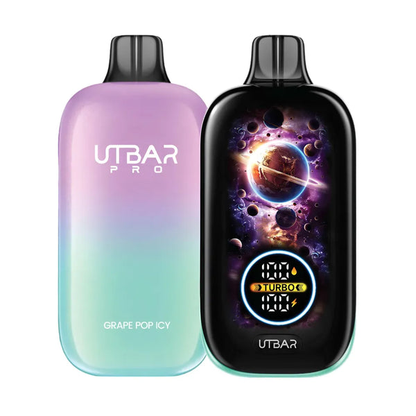 FLUM UTBAR Pro 5% Nicotine | 25,000 Puffs grape pop icy
