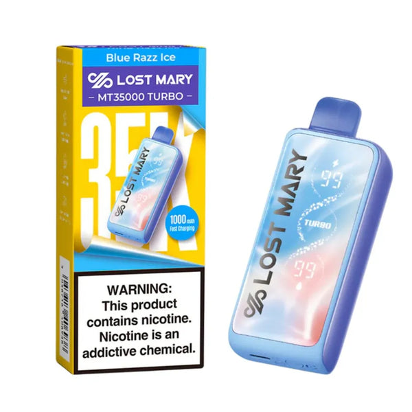 Lost Mary MT35000 Turbo | 35K Puffs blue razz ice