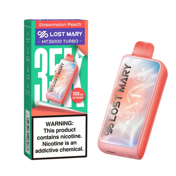 Lost Mary MT35000 Turbo | 35K Puffs strawmelon peach