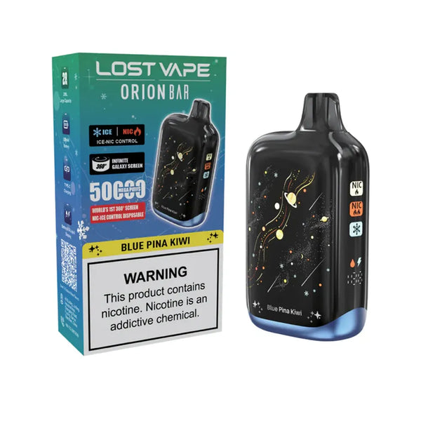 Lost Vape Orion Bar 50K Puffs Ice-Nic Control blue pina kiwi
