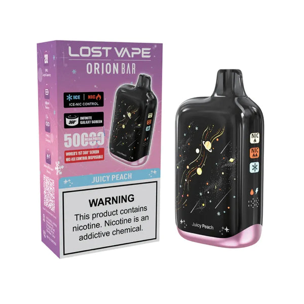 Lost Vape Orion Bar 50K Puffs Ice-Nic Control juicy peach
