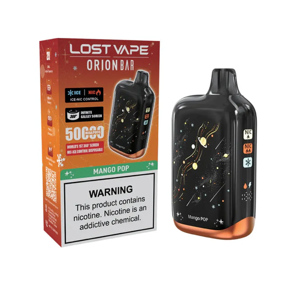 Lost Vape Orion Bar 50K Puffs Ice-Nic Control mango pop