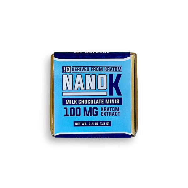 NanoK Kratom Milk Chocolate Mini's (100mg)