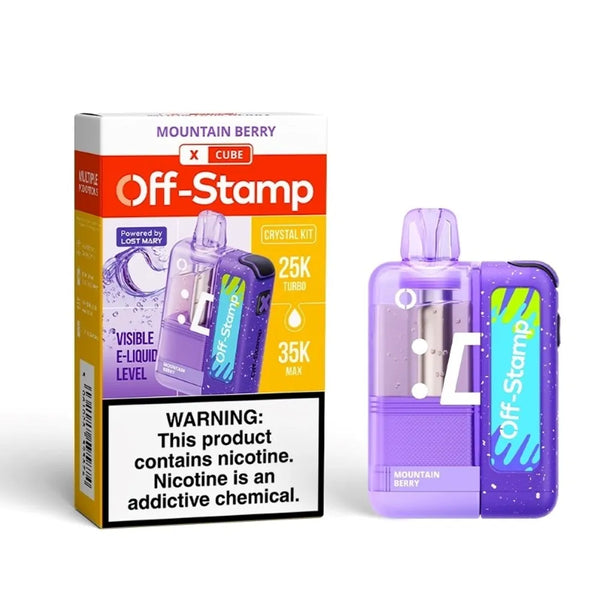 Off-Stamp X-CUBE by Lost Mary mountain berry