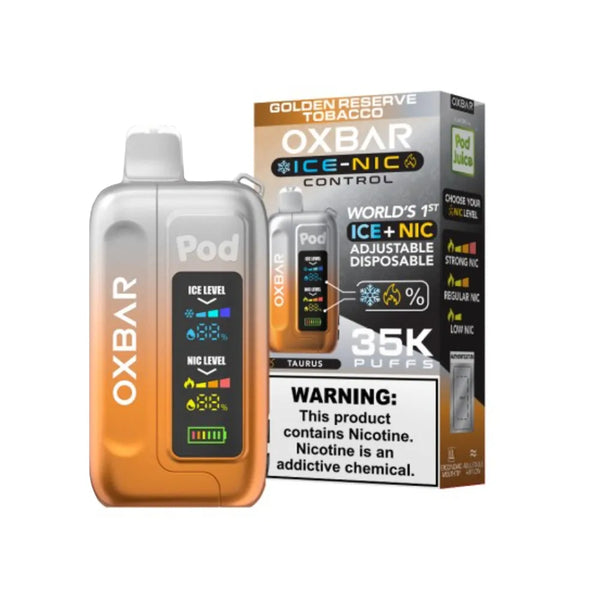 Pod Juice x OXBAR Ice-Nic | 35,000 Puffs