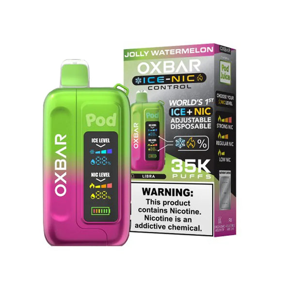 Pod Juice x OXBAR Ice-Nic jolly  watermelon
