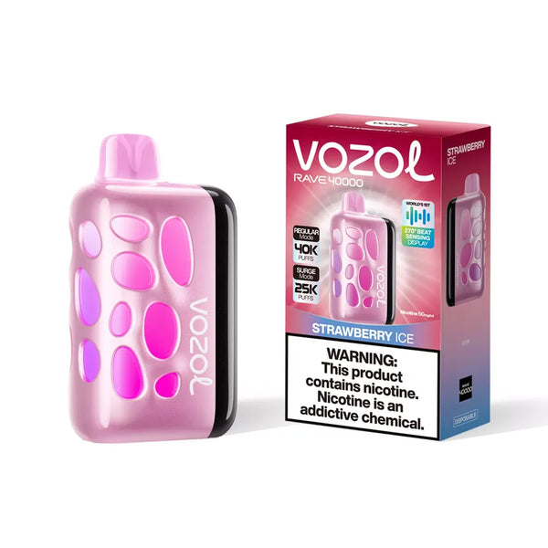 Vozol Rave 50k Puffs STRAWBERRY ICE