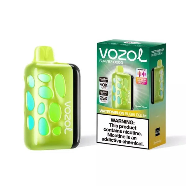 Vozol Rave 50k Puffs WATERMELON BUBBLEGUM