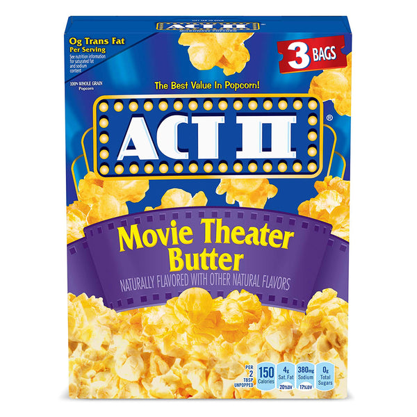 Act II Movie Theater Popcorn (3-Pack) delivery in Los Angeles.