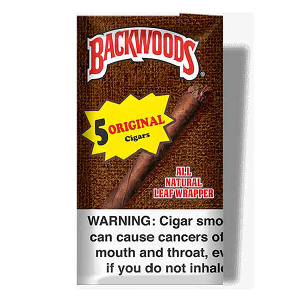 Backwoods 5 Pack Original Cigars Leaf Wrapper, Delivery in LA