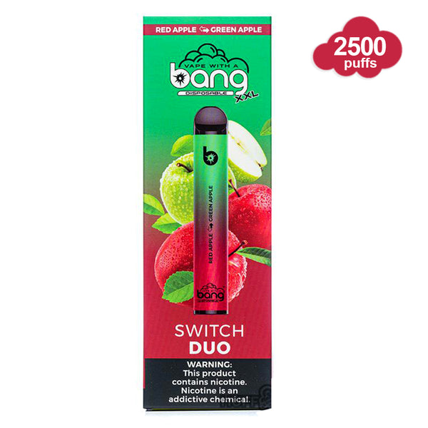 Bang XXL Switch Duo Red Apple Green Apple delivery in Los Angeles