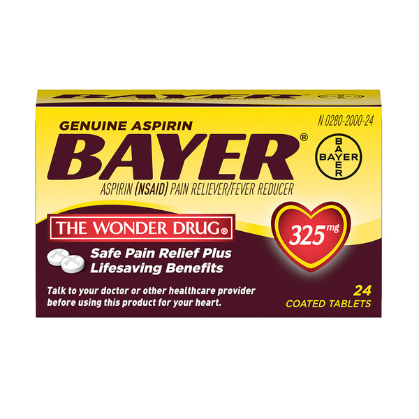 buy Bayer Aspirin - 24 Tablets - 325mg