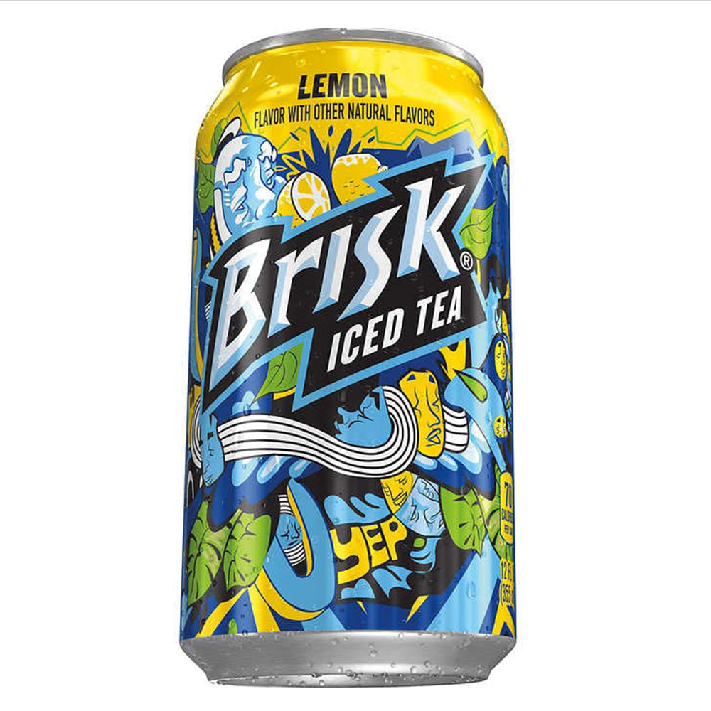 Lipton Brisk® Lemon Iced Tea, 12 cans / 12 fl oz - Food 4 Less
