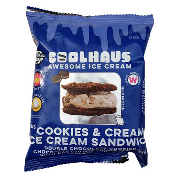 buy Coolhaus Awesome Double Chocolate Cookies & Cream Ice Cream Sandwiches in los angeles