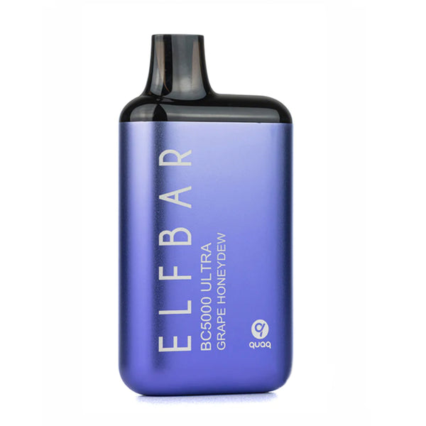 ElfBar Ultra Grape Honeydew Vape Flavor, 13ml E-Liquid, 5% Nicotine, 5000 Puffs
