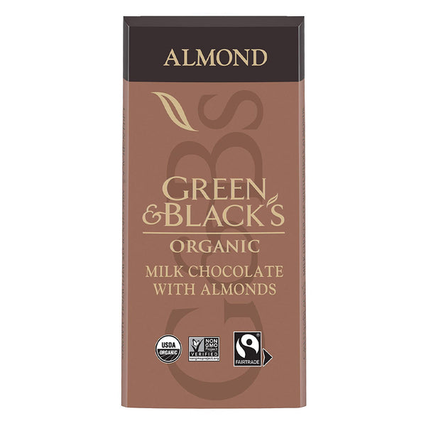 buy Green And Blacks Organic Milk Chocolate Almond