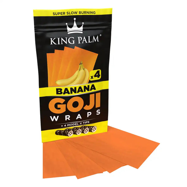 King Palm Goji BAnana Blunt Wraps delivery in Los Angeles.