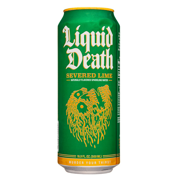 Liquid Death Severed Lime Sparkling Water  delivery in Los Angeles.