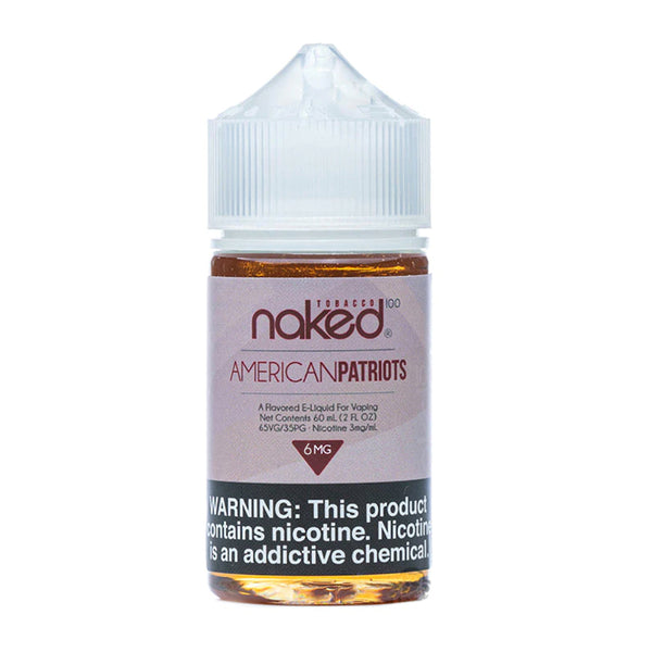 Naked  AMERICAN PATRIOTS 100 Series 60mL delivery in Los Angeles