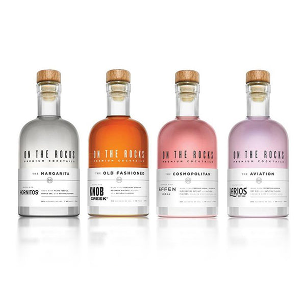 buy On The Rocks Premium Cocktails 4 X 200ml Variety Pack in los angeles