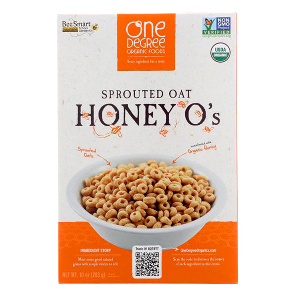 buy One Degree Organics Sprouted Oat Honey O’s Cereal in los angeles