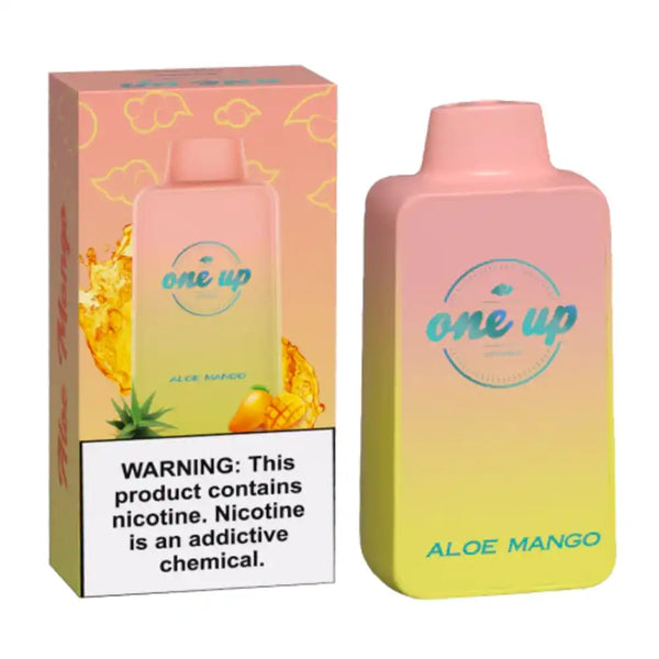 One Up 6000 Puffs aloe mango Vape & Alcohol delivery in Los Angeles.