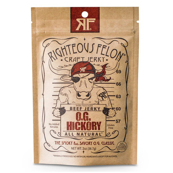 Righteous Felon O.G. Hickory Craft Jerky delivery in Los Angeles. 
