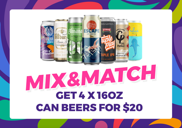 Mix & Match 4 x 16oz Beer