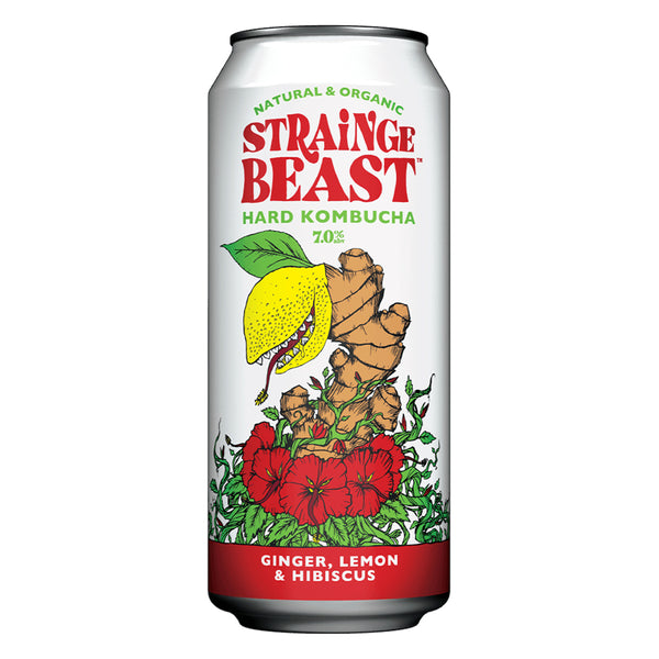 buy Strainge Beast Hard Kombucha Ginger,Lemon & Hibiscus delivery in los angeles