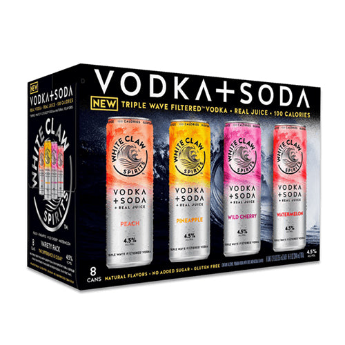 White Claw Spirits Vodka + Soda delivery in Los Angeles 7 days a week.