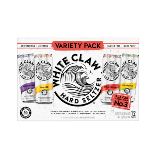 White Claw Variety Pack 3 - 12 Pack delivery in Los Angeles.