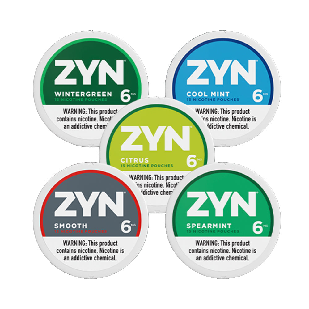 ZYN Cool Mint Nicotine 3mg Pouches Snuff Alternative Smoker Aid No Tobacco  1 Can