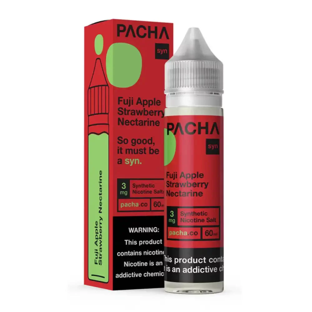 Pachamama TFN Series fuji apple strawberry nectarine E-Liquid 60mL (Freebase)